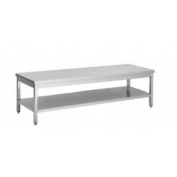 Table basse inox spécial support cuisson
