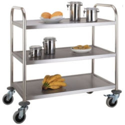 Desserte inox pour professionnels