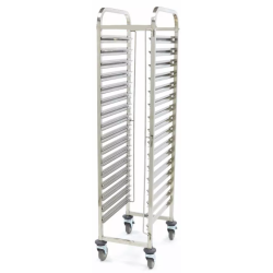 chariot 16 niveaux pro en inox
matériel pro occasion déstockage chariot inox 16 nvx